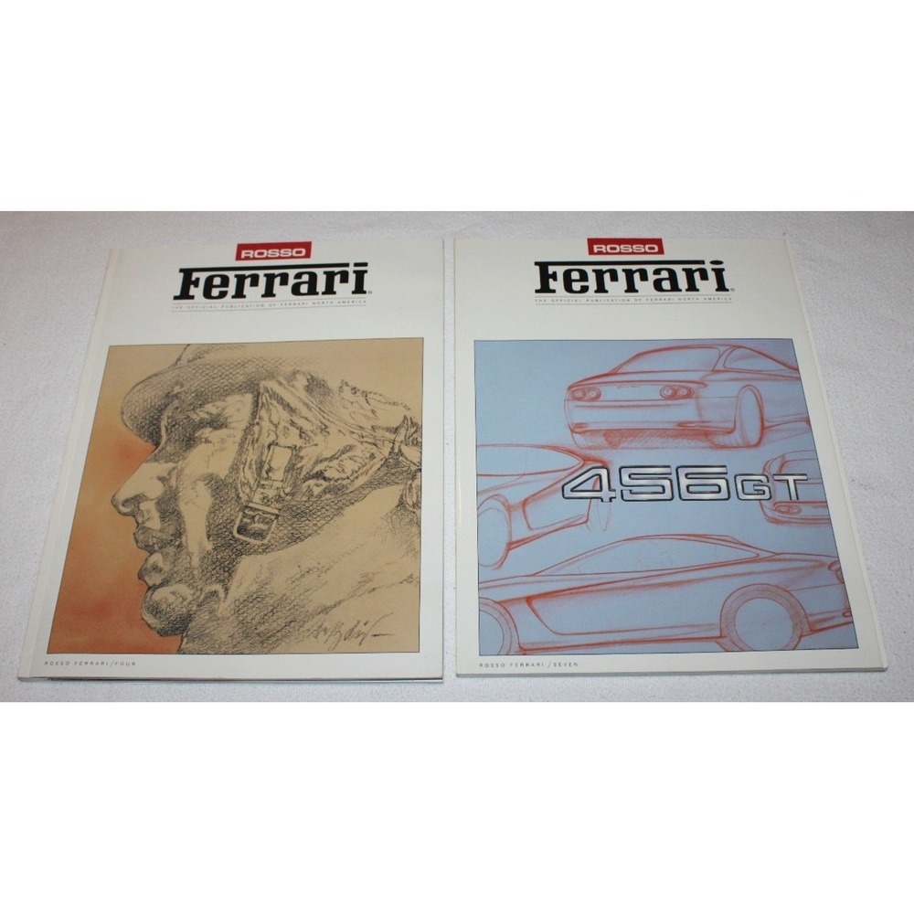 2 Ferrari Rosso Official Publications - Issue Four (9/91) & Seven (11/92) 456GT